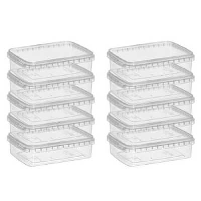 ظرف یکبار مصرف مدل q611 بسته 10 عددی