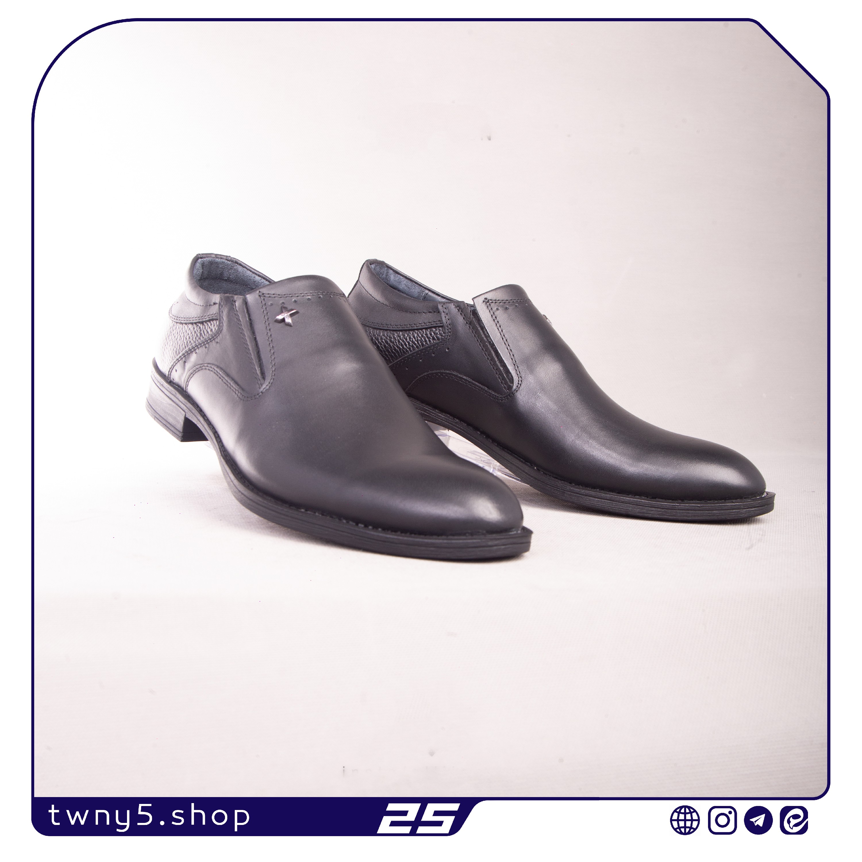 کفش مردانه مدل فلاویوکشی رنگ مشکی سایز 40 الی 44