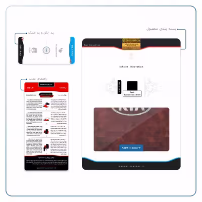 برچسب پوششی ماهوت مدل KIA-Logo مناسب برای تبلت اپل iPad mini 2 2013 A1489