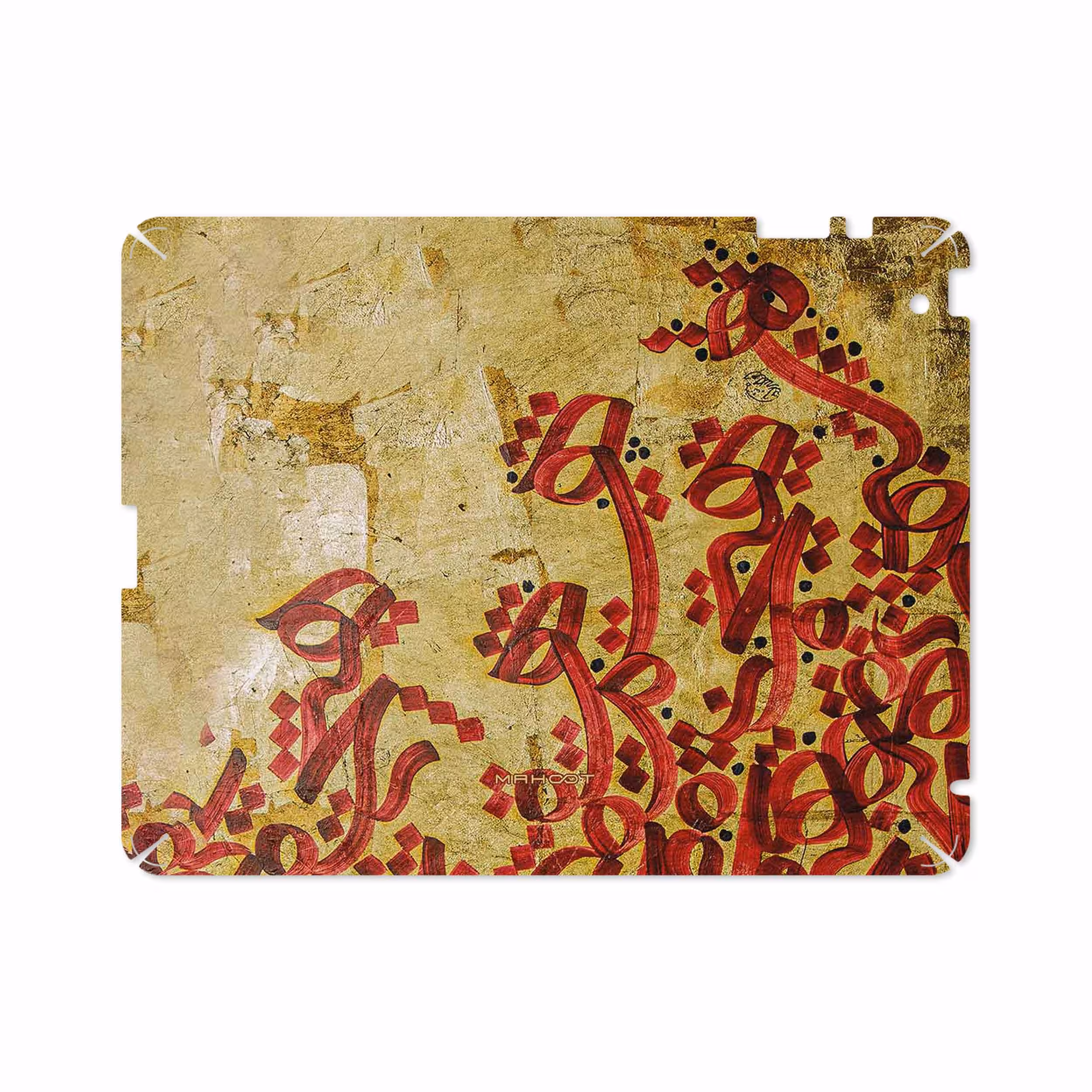 برچسب پوششی ماهوت مدل Nastaliq-5 مناسب برای تبلت اپل iPad 2 2011 A1396