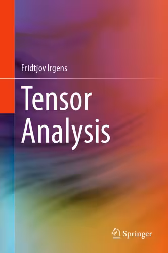 خرید و دانلود نسخه کامل کتاب Tensor analysis