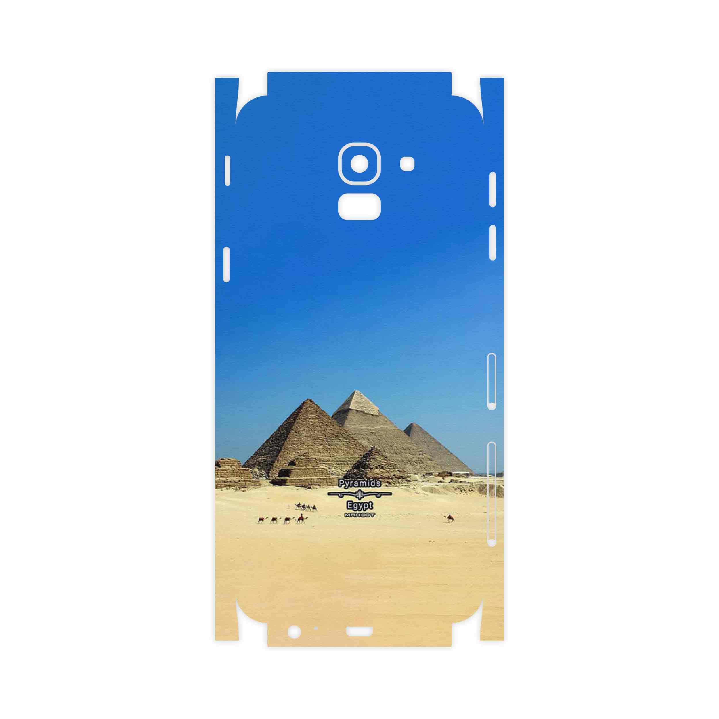 برچسب پوششی ماهوت مدل Pyramids of Egypt-FullSkin مناسب برای گوشی موبایل سامسونگ Galaxy J6