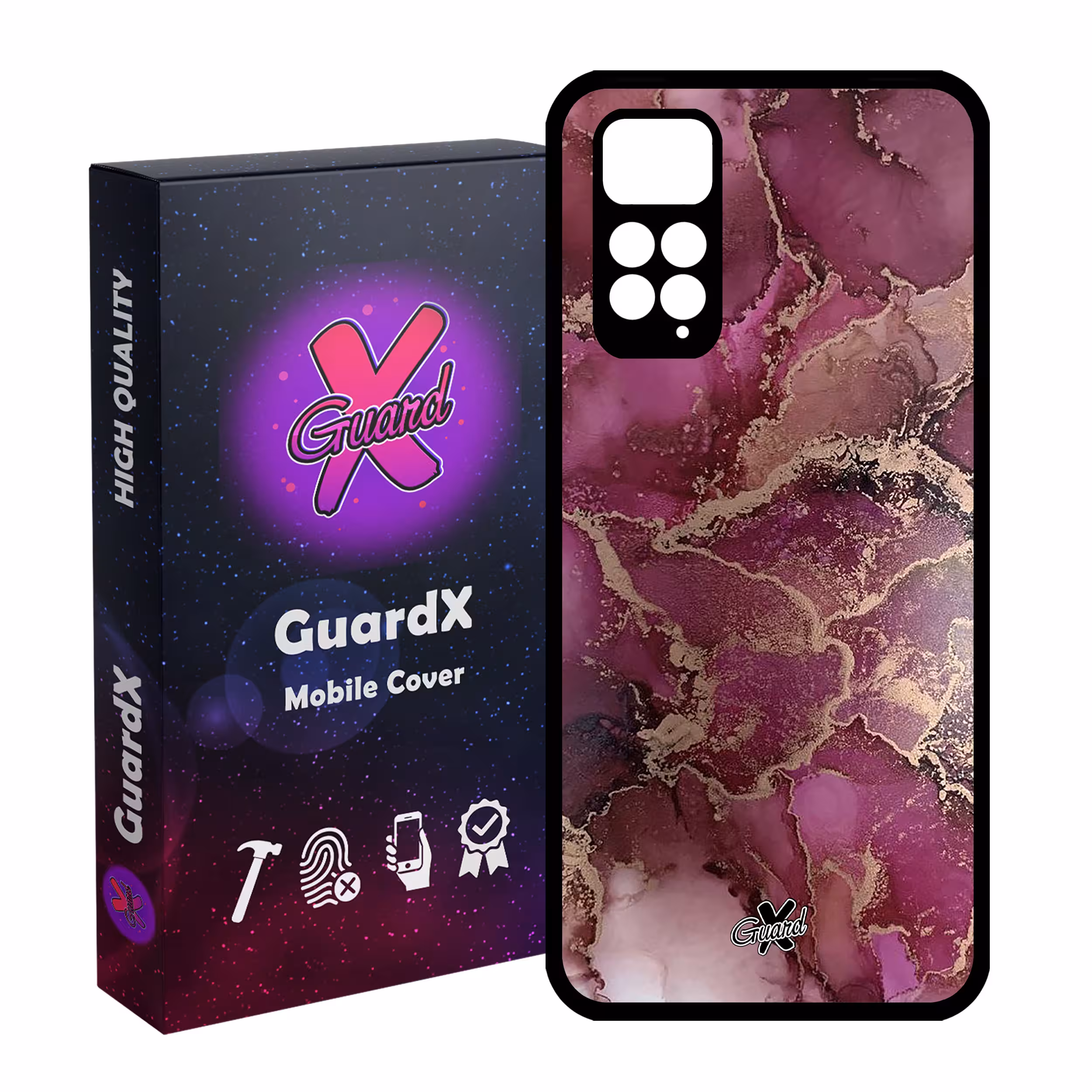 کاور گارد ایکس طرح ماربل مدل Glass10271 مناسب برای گوشی موبایل شیائومی Redmi Note 11S/ Note 11 4G
