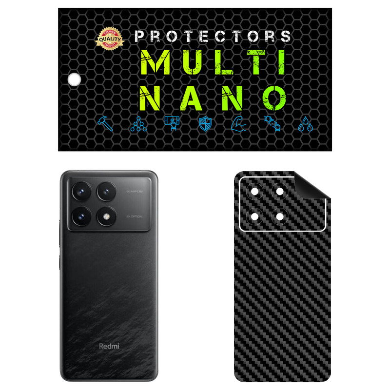 برچسب پوششی طرح کربن مولتی نانو مدل X-F1C مناسب برای گوشی موبایل شیائومی Poco F6 Pro | کالا برتری