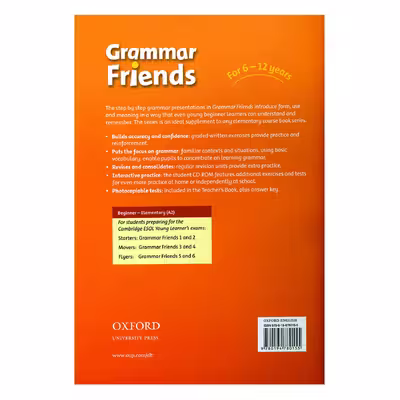 کتاب Grammar Friends 4 اثر Eileen Flannigan انتشارات Oxford