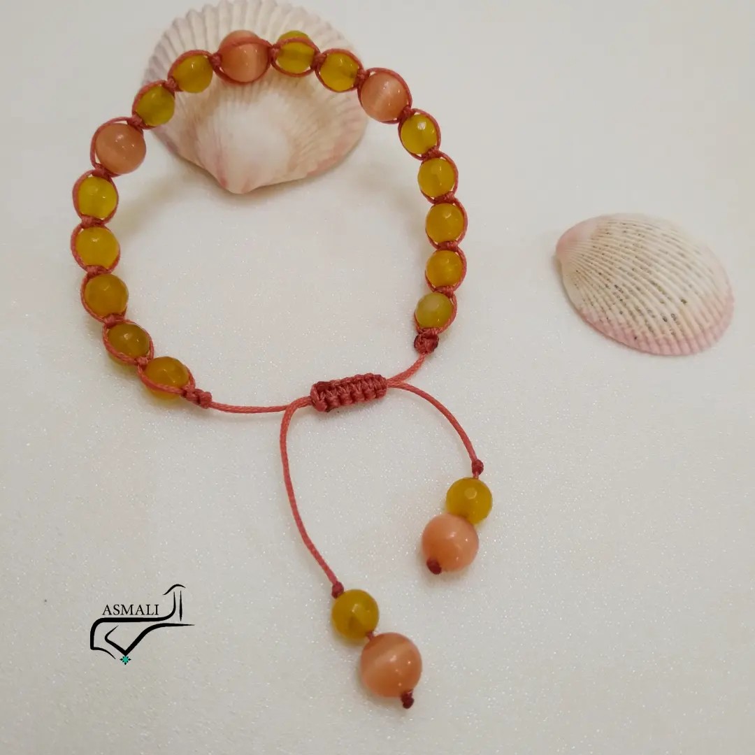 دستبند سنگی بافت