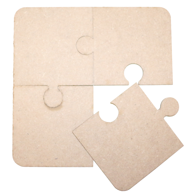 زیر لیوانی مدل puzzle2 بسته 4 عددی