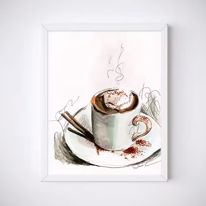 تابلو مدل DV-WP-COFFEE001 مجموعه 2 عددی