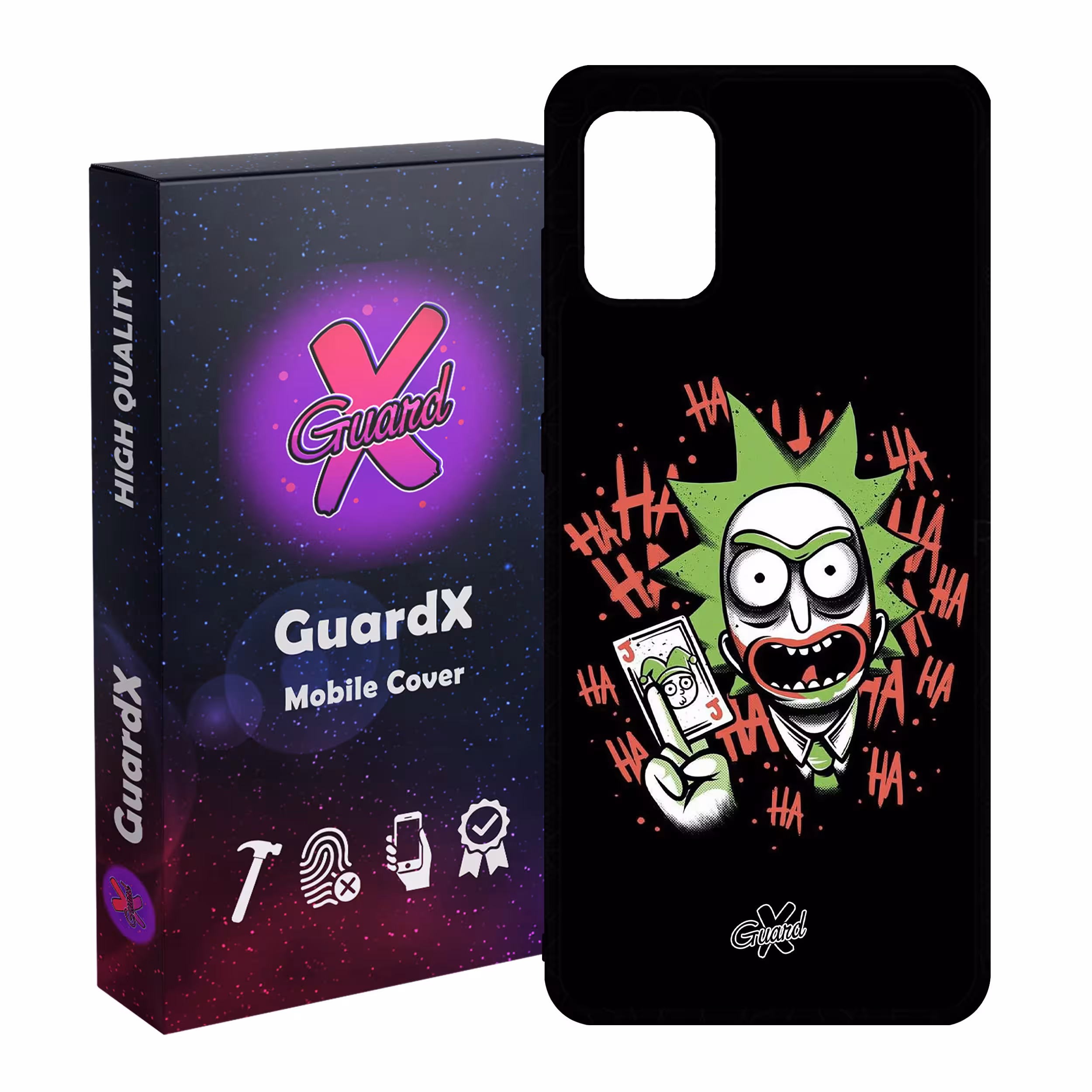 کاور گارد ایکس طرح Rick and Morty مدل Glass10151 مناسب برای گوشی موبایل سامسونگ Galaxy A51