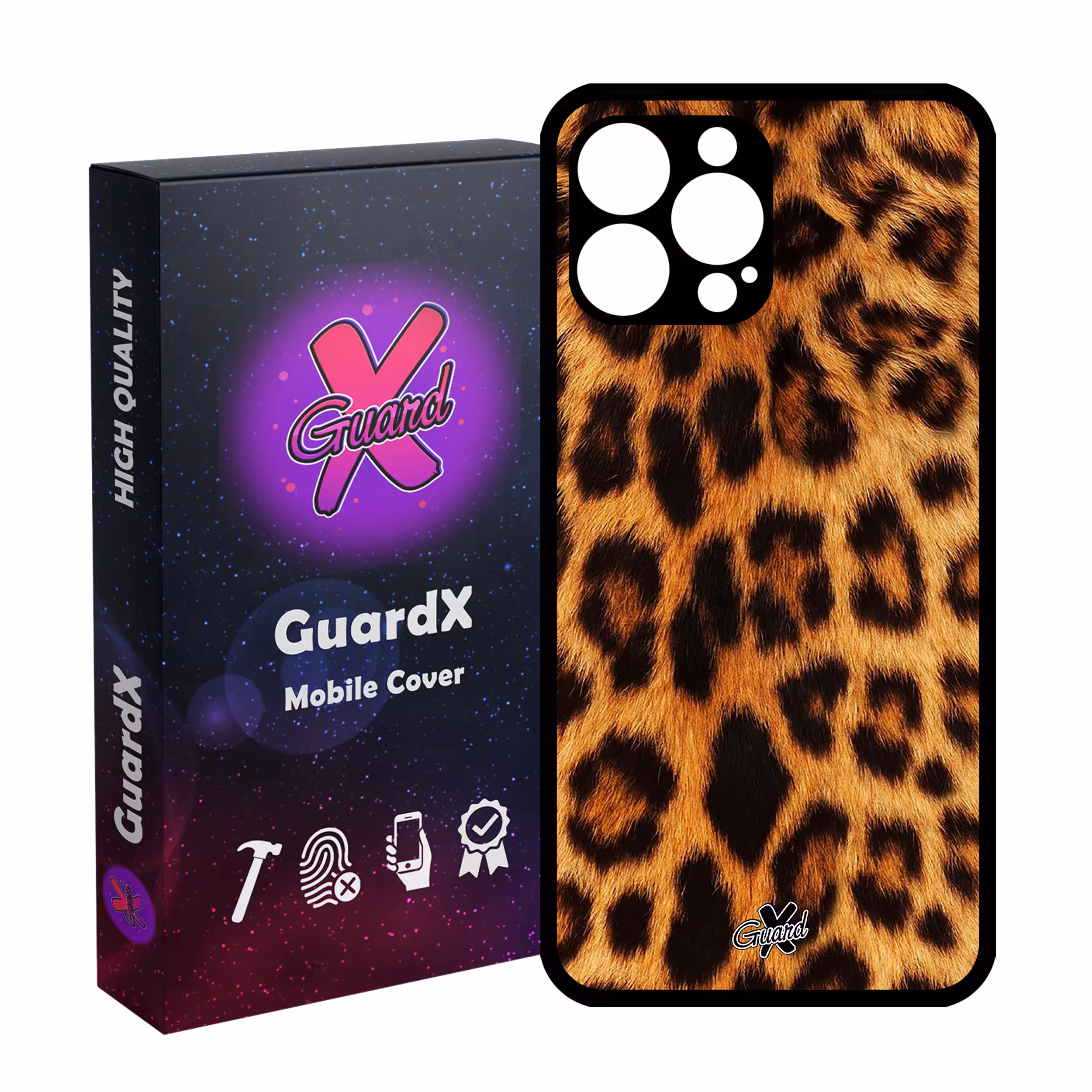 کاور گارد ایکس طرح Leopard مدل Glass10095 مناسب برای گوشی موبایل اپل iPhone 13 Pro Max
