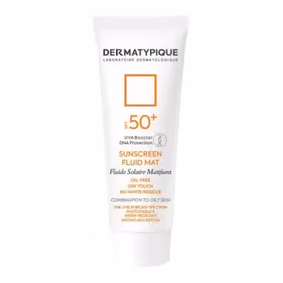 ضد آفتاب بی‌رنگ فاقد چربی  SPF50 درماتیپیک