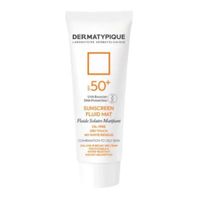 ضد آفتاب بی‌رنگ فاقد چربی  SPF50 درماتیپیک