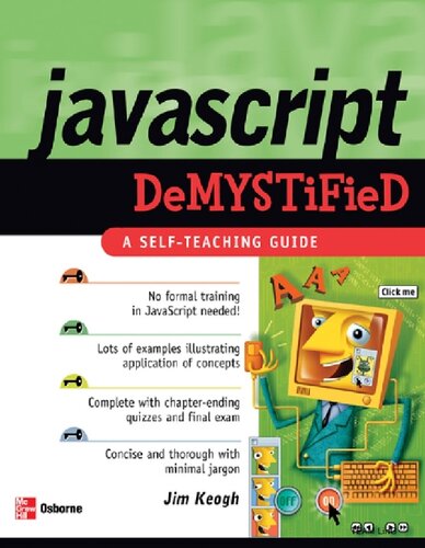 خرید و دانلود نسخه کامل کتاب JavaScript Demystified