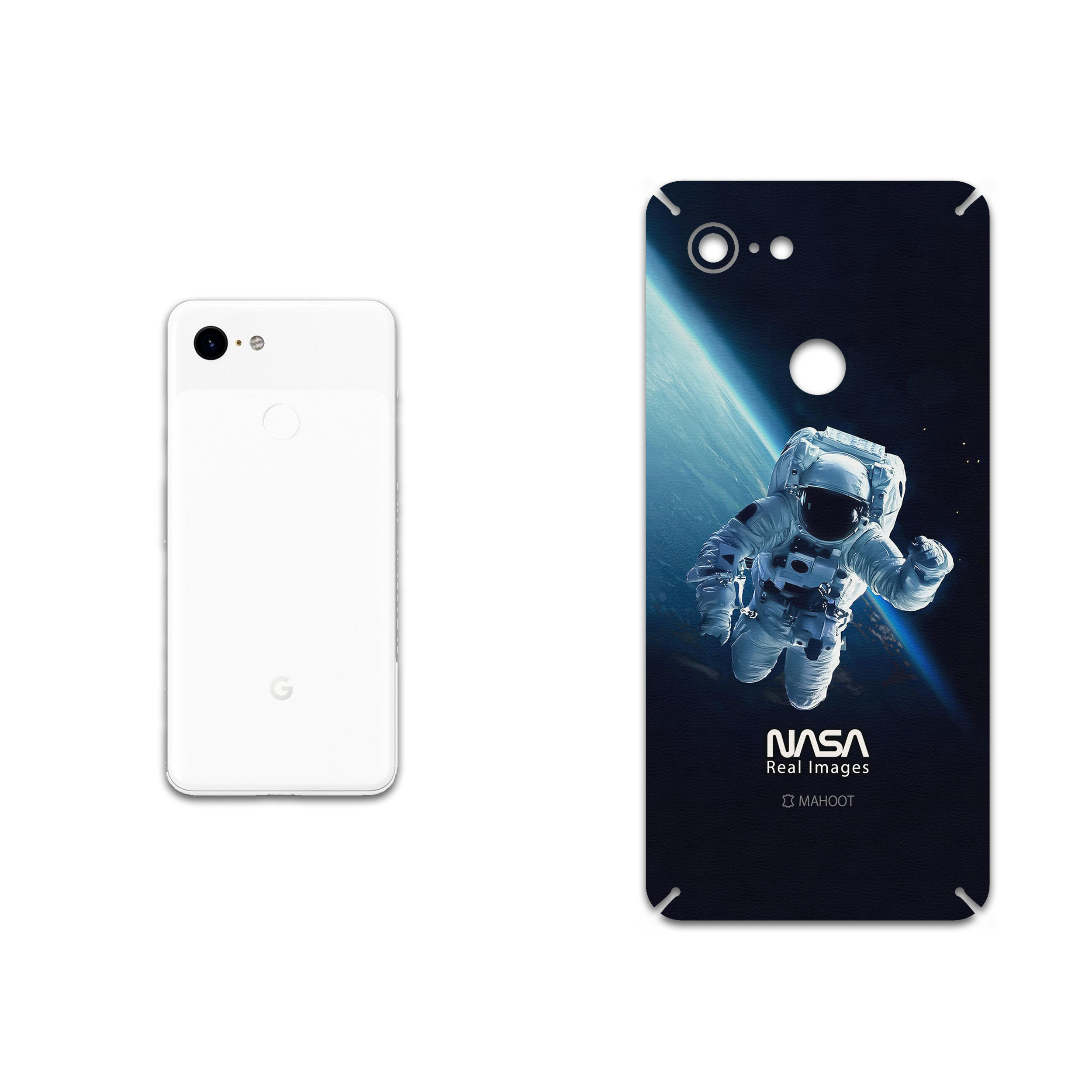 برچسب پوششی ماهوت مدل NASA-Astronaut مناسب برای گوشی موبایل گوگل Pixel 3