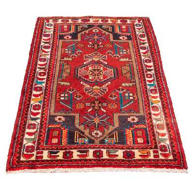 فرش قدیمی دستباف یک متری سی پرشیا کد 185152