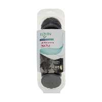 وکس سکه ای پروین مدل Carbon black وزن 20 گرم بسته 10 عددی