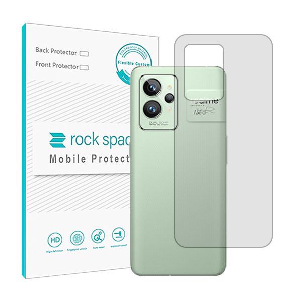 گلس محافظ پشت گوشی ریلمی GT2 Pro مدل نانو هیدروژل شفاف برند راک اسپیس کد S