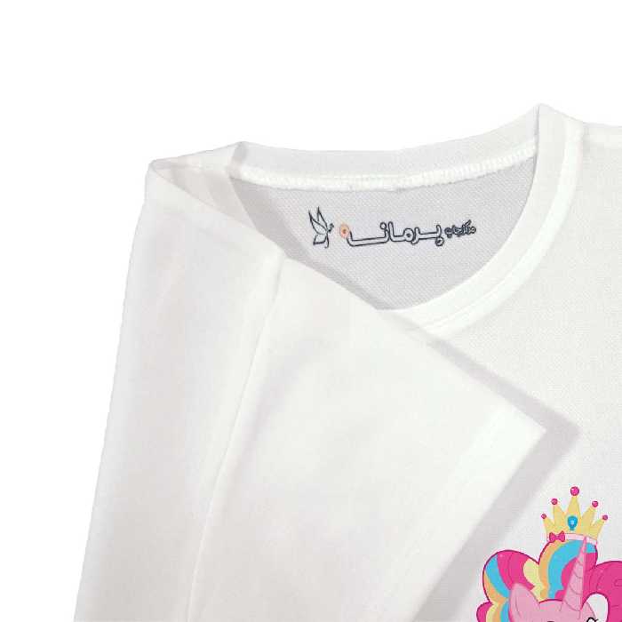 تی شرت بچگانه پرمانه طرح یونیکورن کد pmt.3311