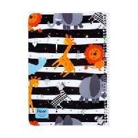 دفتر سیمی 40 برگ جلد نرم الیپون طرح فانتزی کد 214