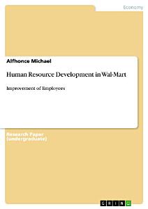 خرید و دانلود کتاب Human Resource Development in Wal-Mart: Improvement of Employees‏ - Image pdf
