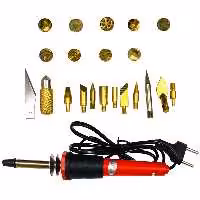 ابزار حکاکی و سوخت نگاری چرم کد F-pro20 مجموعه 20 عددی