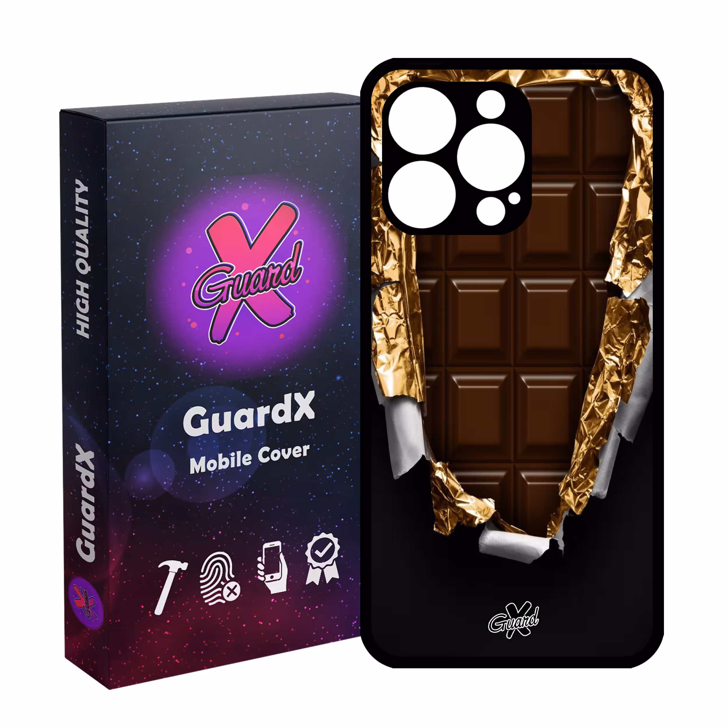 کاور گارد ایکس طرح Chocolate مدل Glass10061 مناسب برای گوشی موبایل اپل iPhone 13 Pro