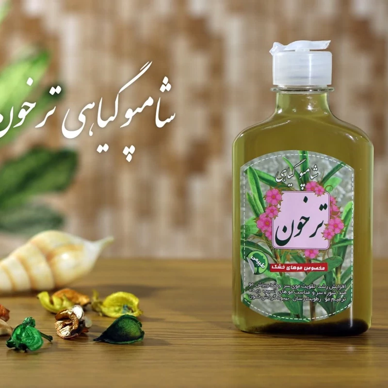 شامپو گیاهی ترخون برکت (بهبود گردش خون در پوست سر)(مناسب موهای معمولی) | amazonchi
