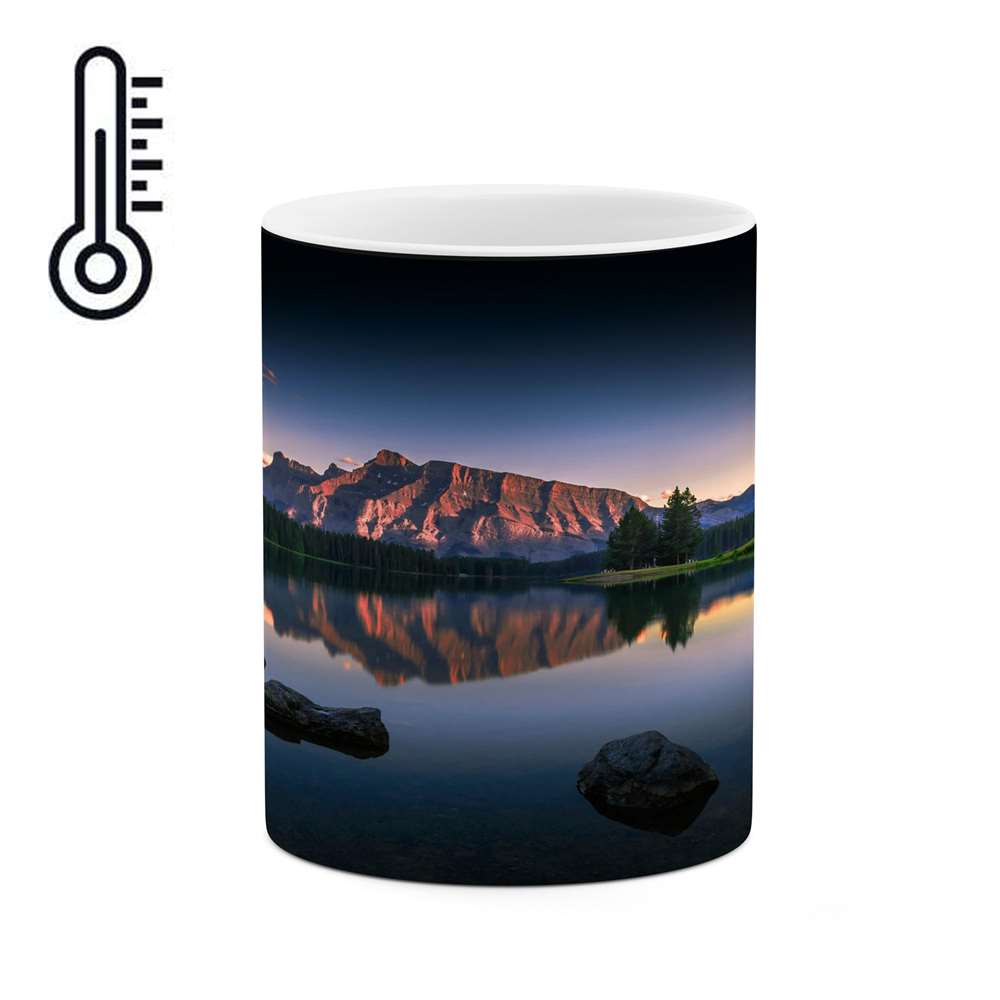 ماگ حرارتی کاکتی طرح منظره مدل mgh16091