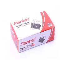 گیره دوبل مشکی پنتر 25 میل بسته ای