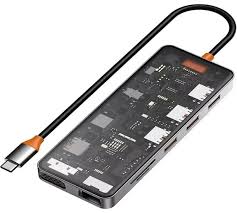 هاب 11 پورت بیوا Biva HUB-04 Type-C 11 in 1 Docking Station