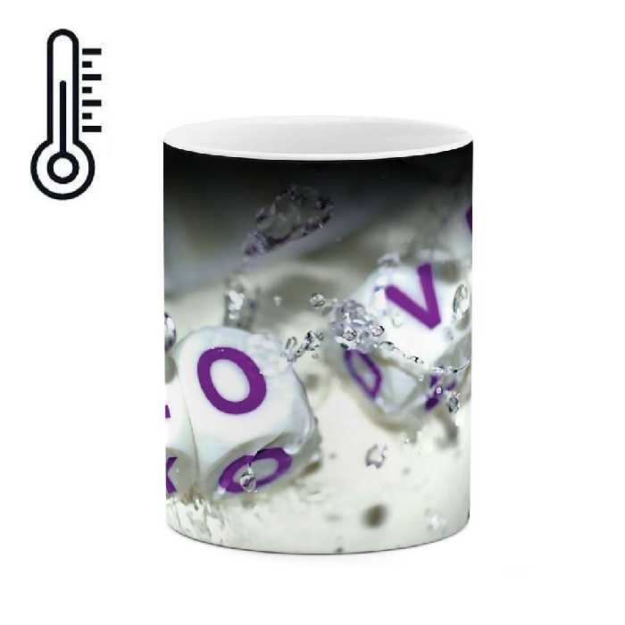 ماگ حرارتی طرح گل مدل mgh03284