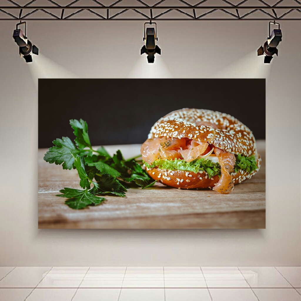 تابلو بوم طرح همبرگر کدBH429