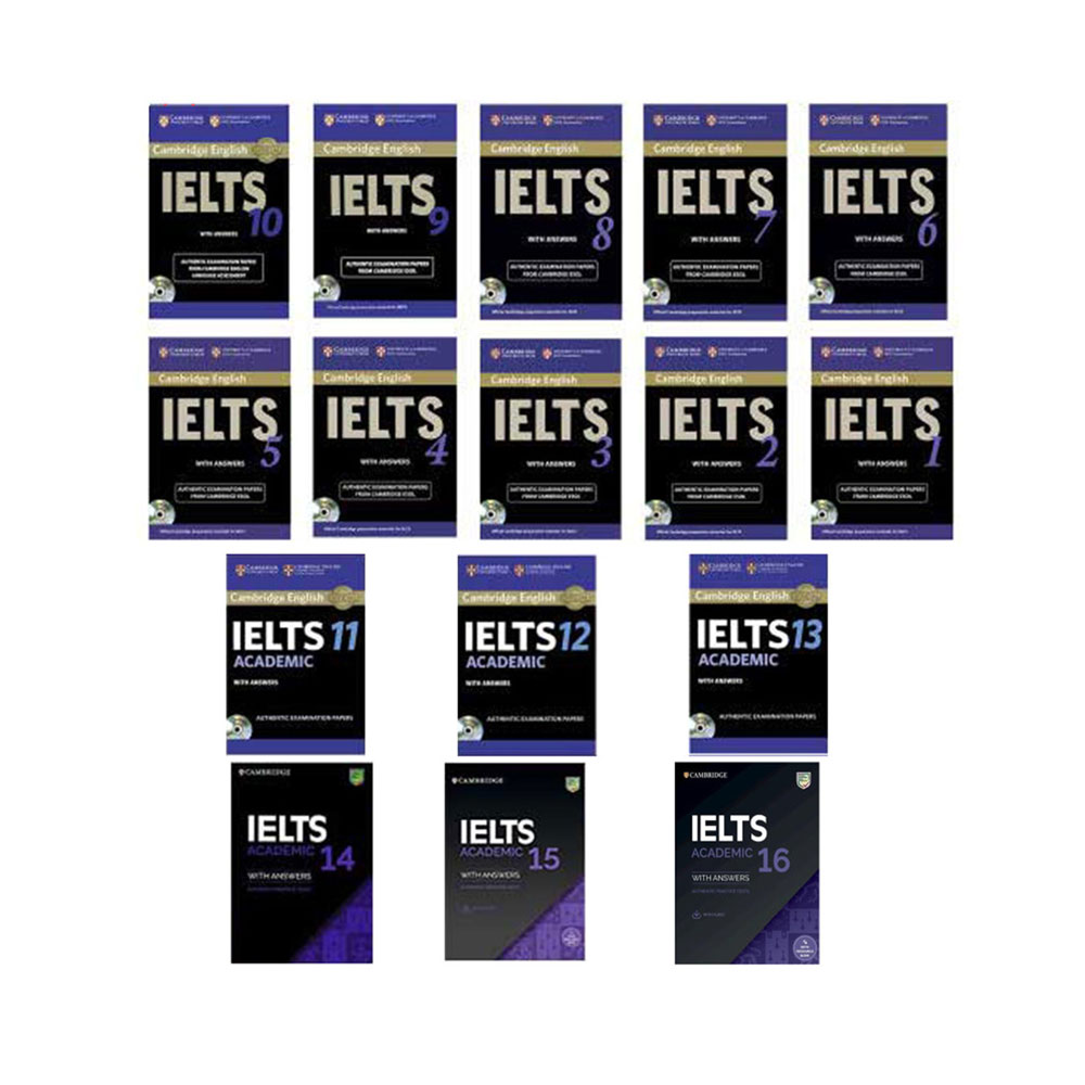 کتاب ENGLISH IELTS اثر جمعی از نویسندگان انتشارات کمبریج  16 جلدی