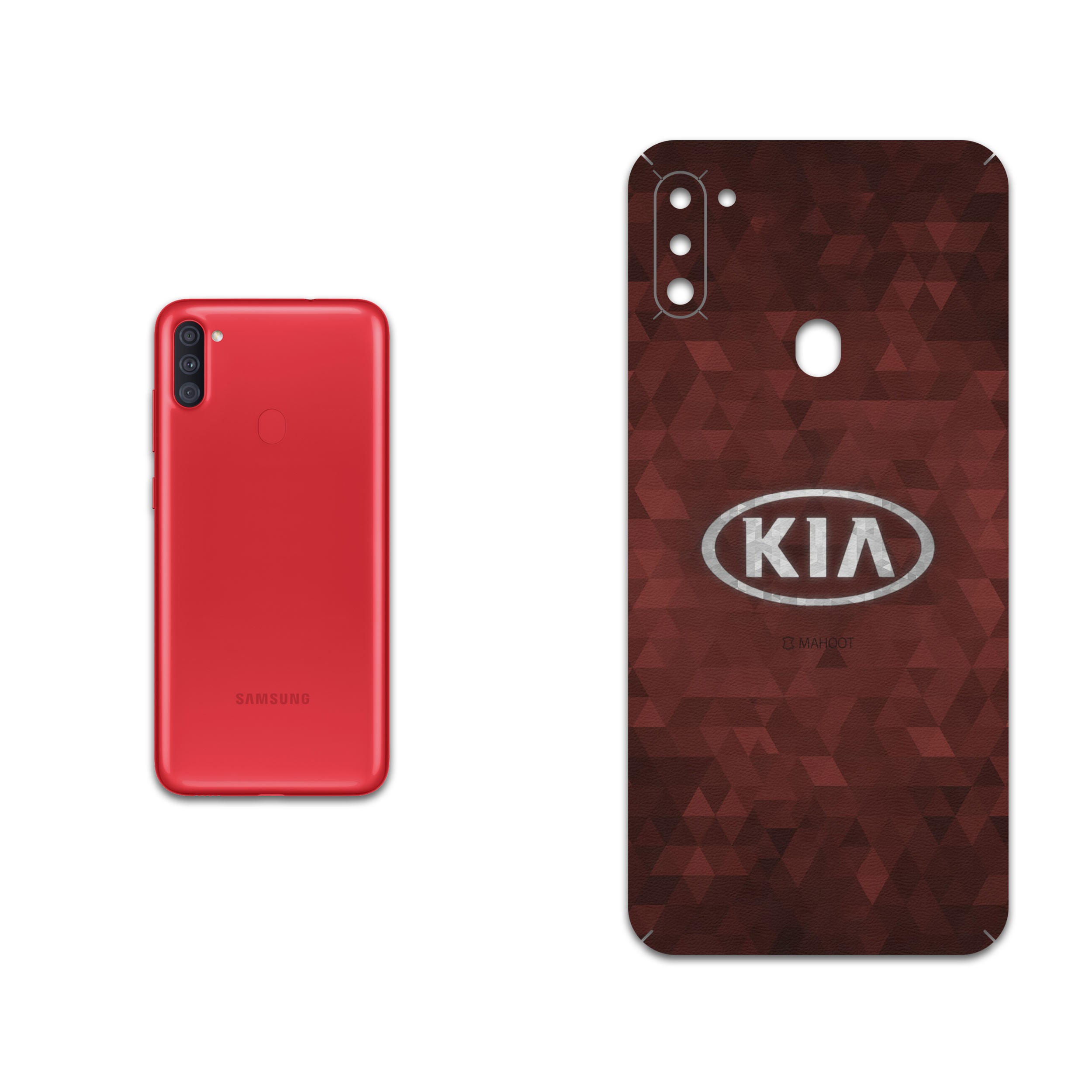 برچسب پوششی ماهوت مدل KIA مناسب برای گوشی موبایل سامسونگ Galaxy A11