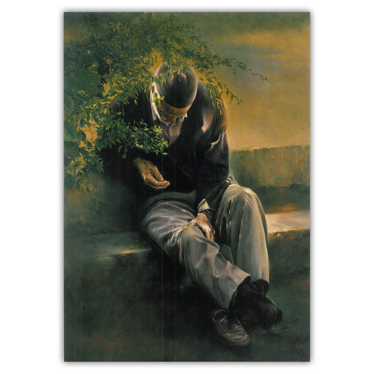  تابلو شاسی طرح پیرمرد کد PR015