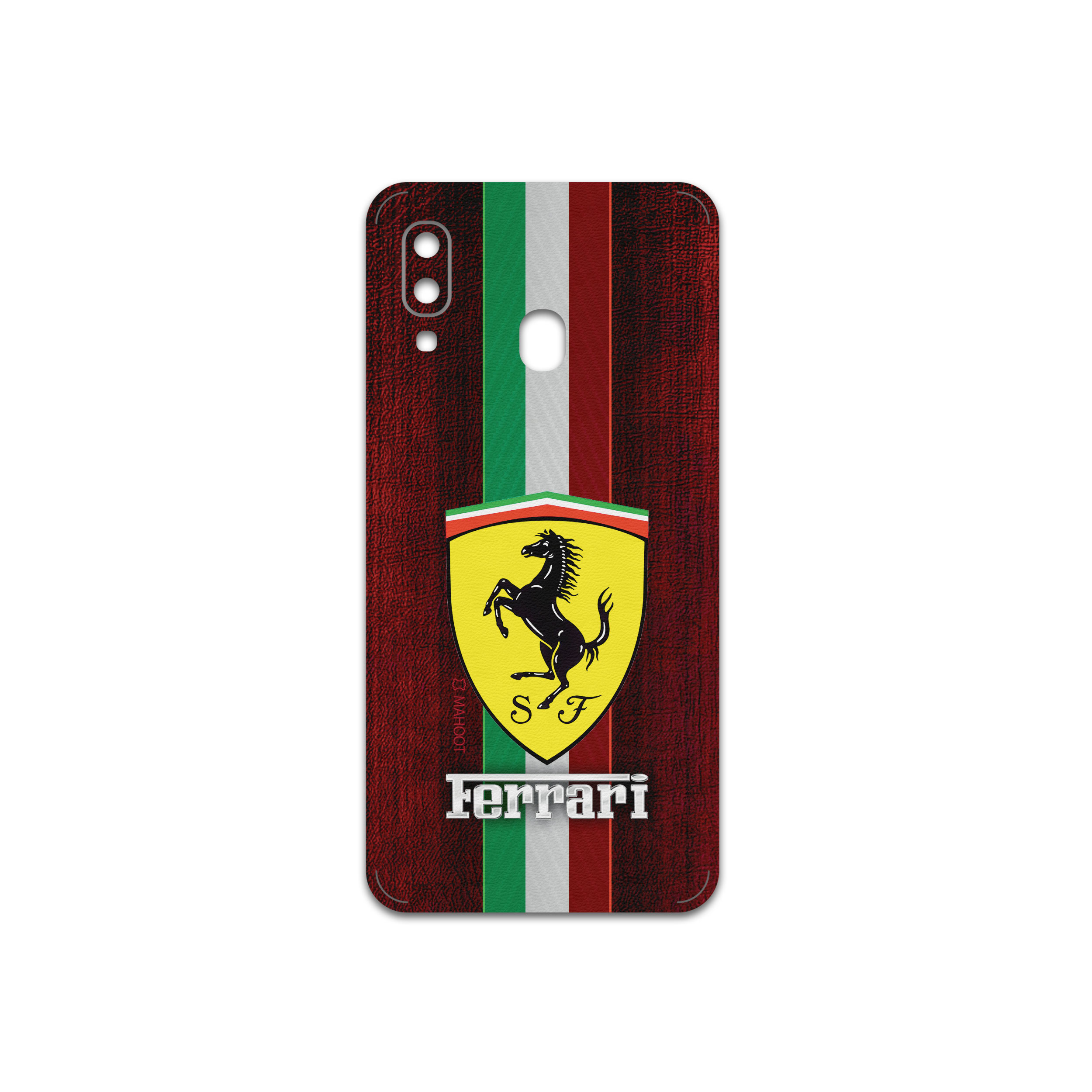 برچسب پوششی ماهوت مدل Ferrari مناسب برای گوشی موبایل سامسونگ Galaxy A40
