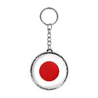 جاکلیدی خندالو طرح پرچم ژاپن مدل دوطرفه کد 2063320643