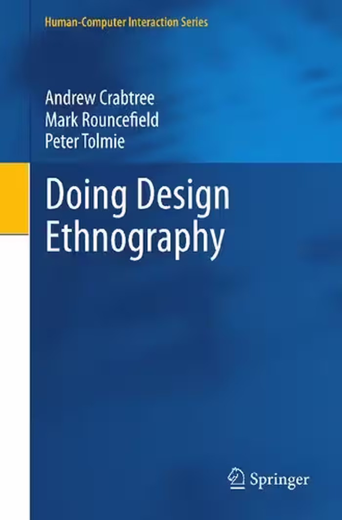 خرید و دانلود نسخه کامل کتاب Doing Design Ethnography