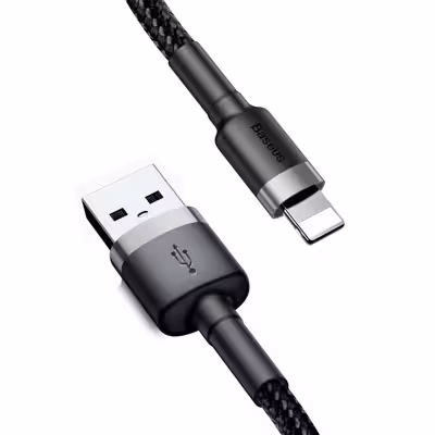 کابل تبدیل USB به لایتنینگ باسئوس  مدل CALKLF-A طول 0.5 متر