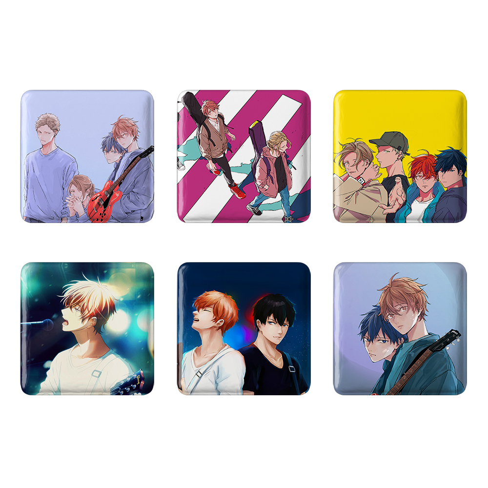 پیکسل خندالو مدل انیمه Given کد 592A مجموعه 6 عددی