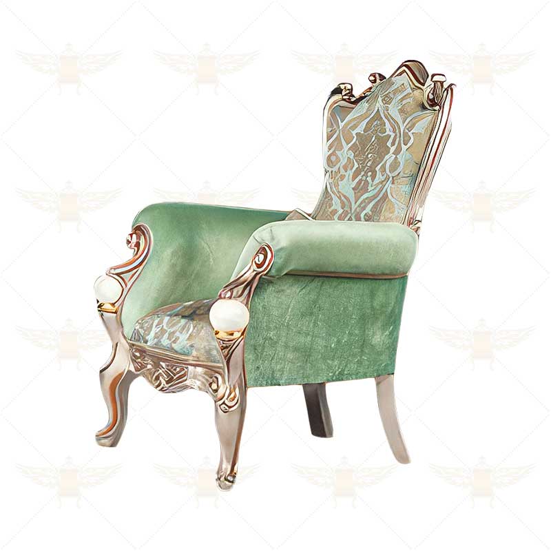 مبل تک نفره یشم