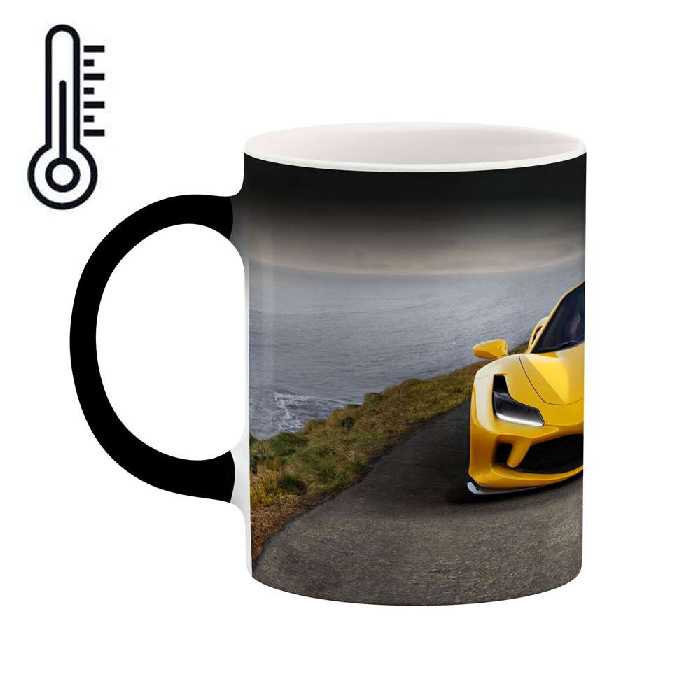 ماگ حرارتی کاکتی طرح ماشین مدل mgh16452