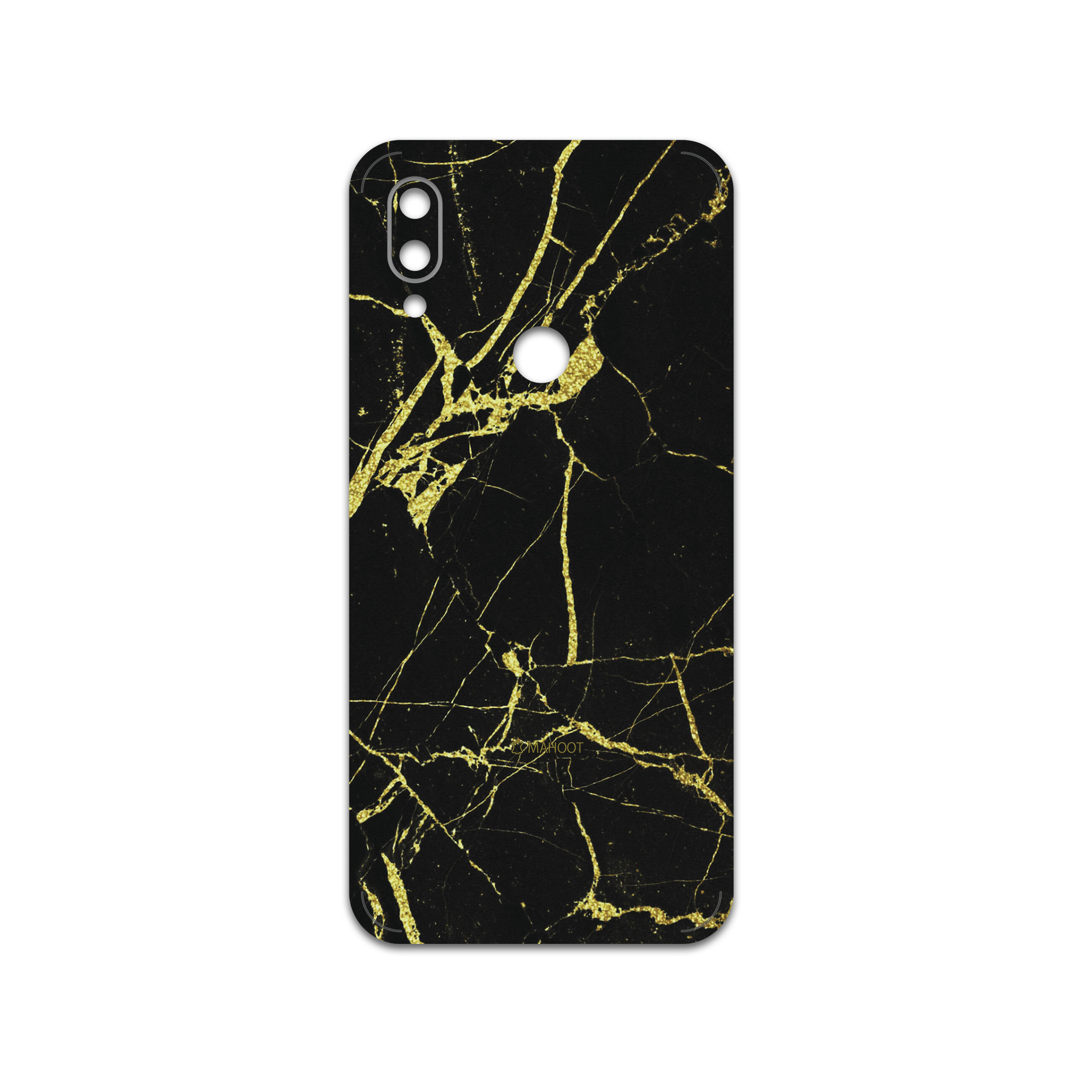 برچسب پوششی ماهوت مدل Graphite-Gold-Marble مناسب برای گوشی موبایل شیائومی Redmi 7