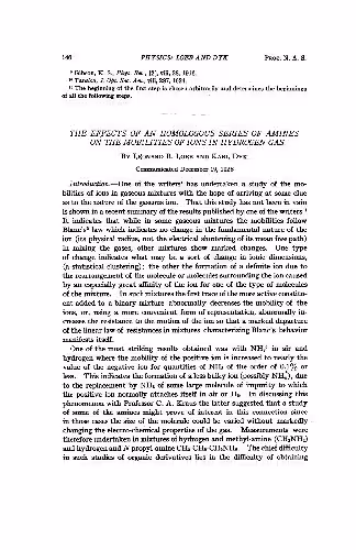 خرید و دانلود نسخه کامل کتاب [Article] The Effects of an Homologous Series of Amines on the Mobilities of Ions in Hydrogen Gas