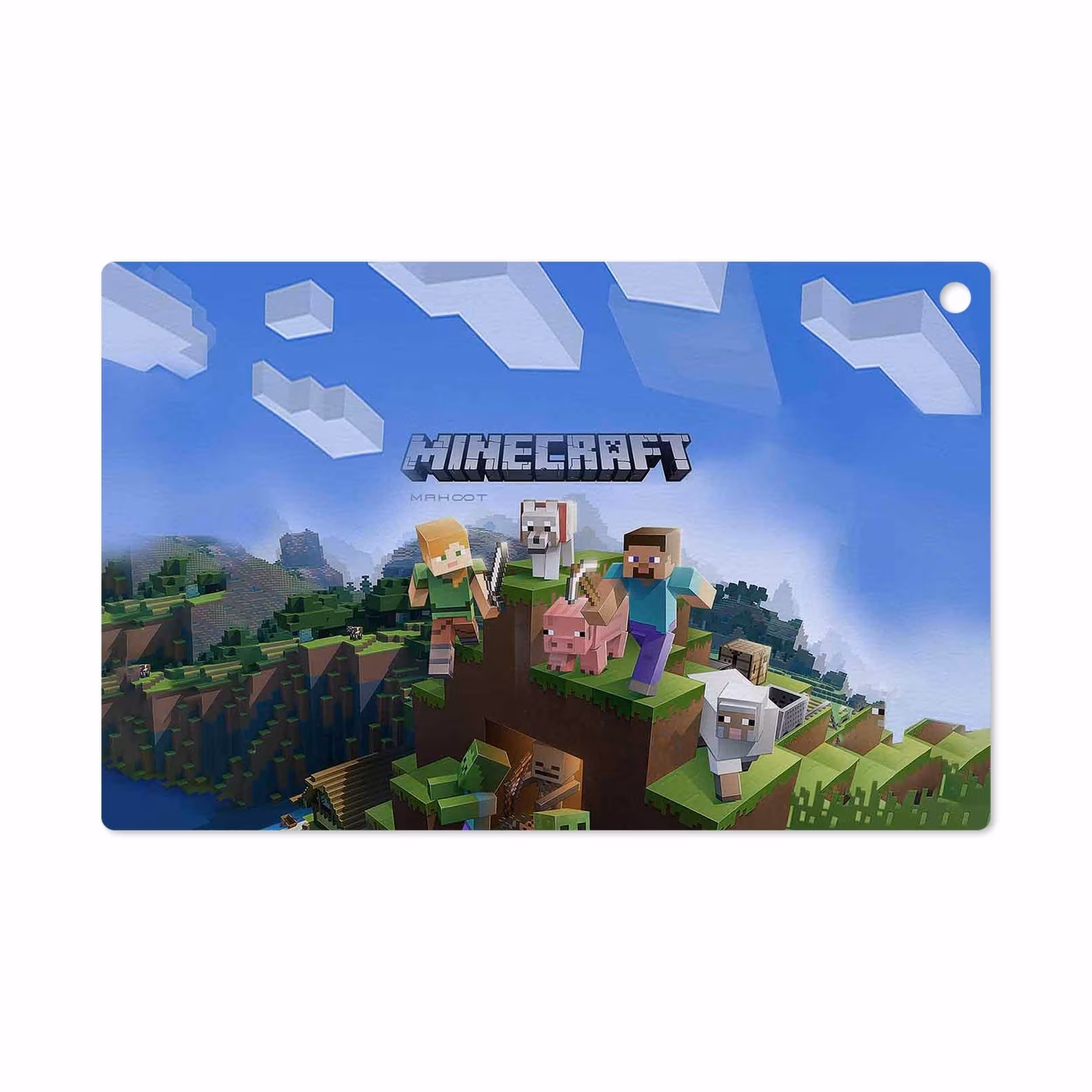 برچسب پوششی ماهوت مدل Minecraft-Game مناسب برای تبلت سونی Xperia Z2 Tablet LTE 2014