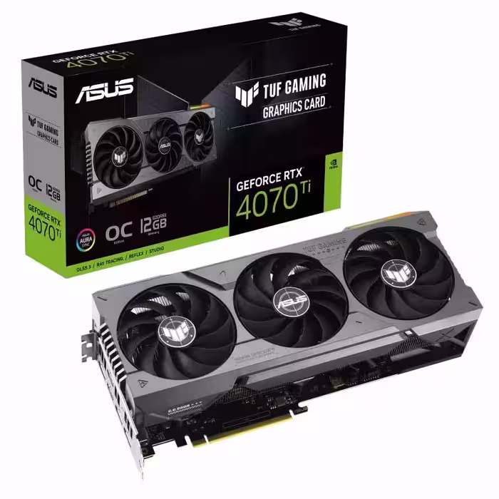 خرید کارت گرافیک ایسوس ASUS TUF Gaming GeForce RTX™ 4070 Ti 12GB GDDR6X OC Edition با بهترین قیمت