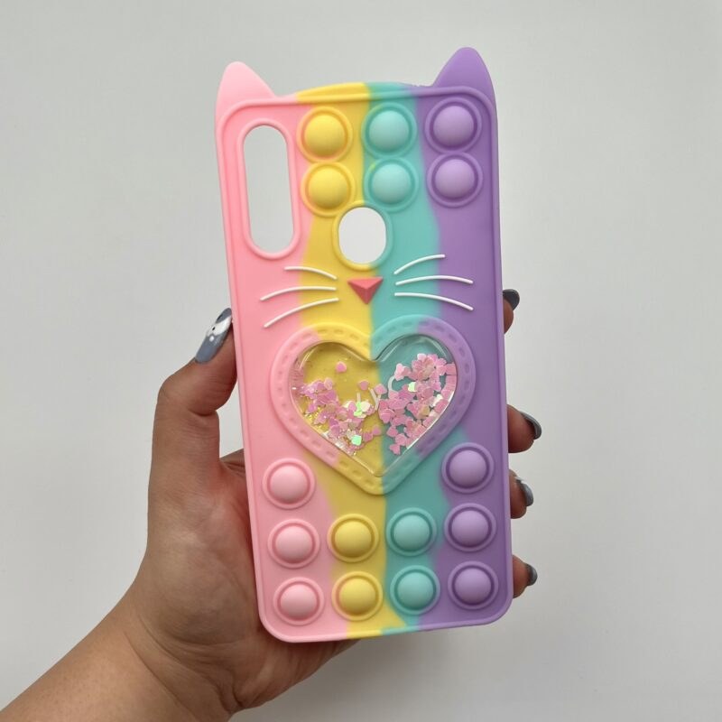 قاب گوشی Galaxy A20S سامسونگ  سیلیکونی پاک کنی آکواریومی پاپیت کد 37905