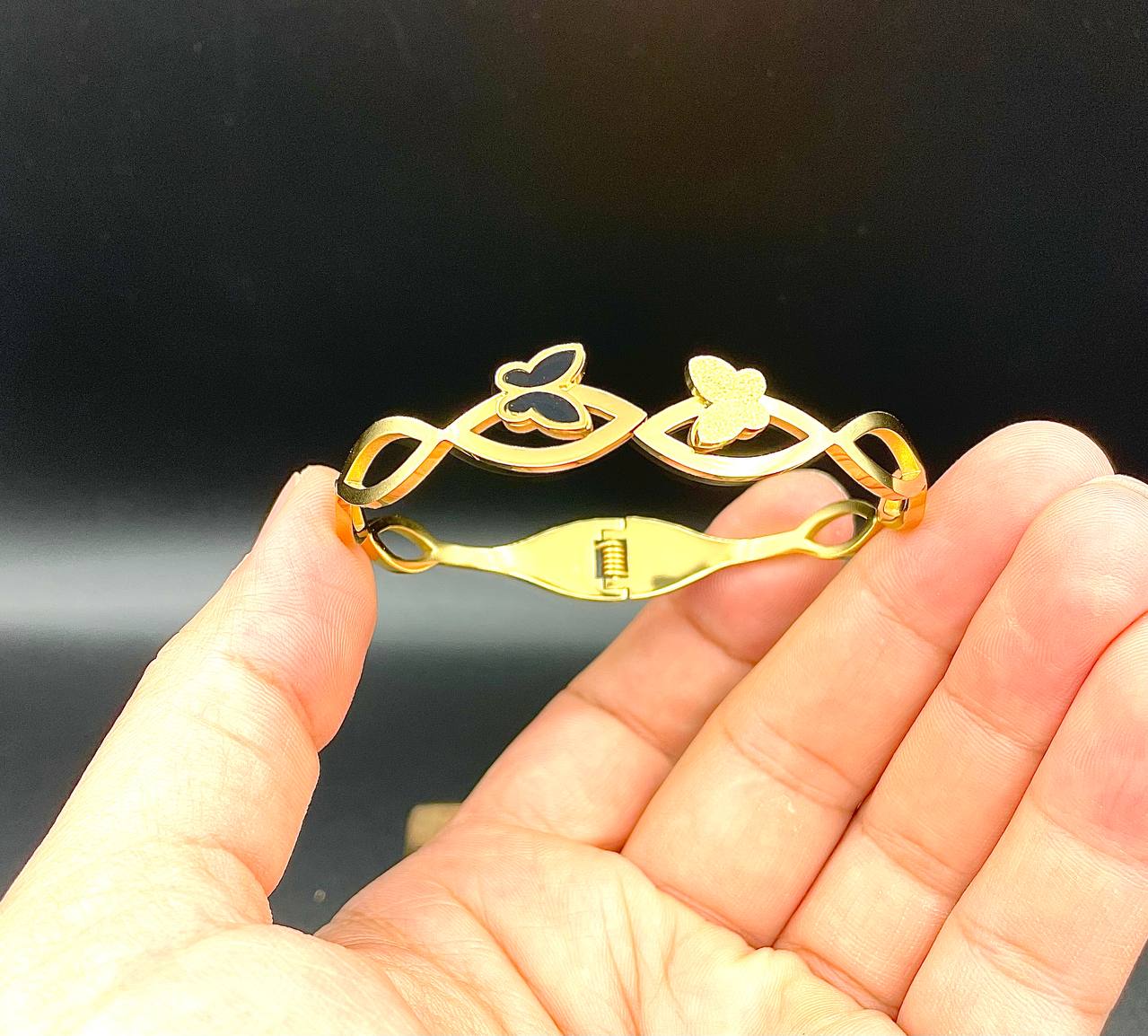 دستبند النگویی استیل