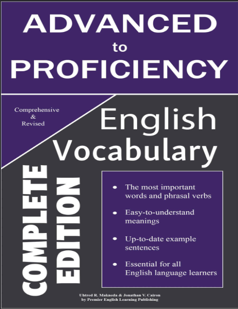 خرید و دانلود نسخه کامل کتاب English Advanced to Proficiency Vocabulary (Complete Edition) - PDF