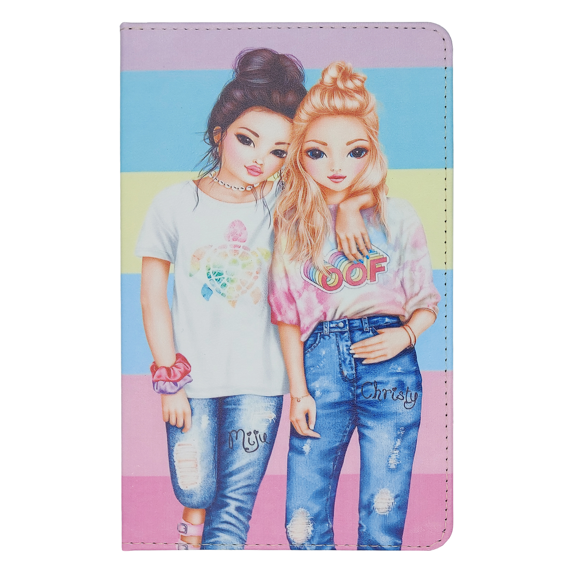 کیف کلاسوری مدل دختر های رمانتیک مناسب برای تبلت سامسونگ Galaxy Tab A7 Lite / T225